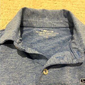 Vineyard Vines Boys On the Go Sankaty Blue Striped Polo Shirt